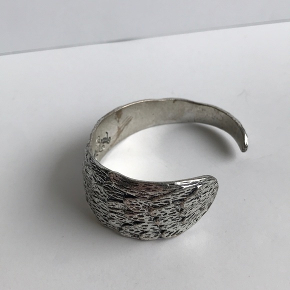 Lucky Brand Angel Wing Silver tone Cuff Bracelet - Picture 4 of 7